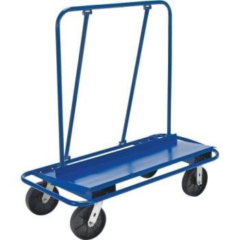 Image for Vestil 3000 lb Capacity Blue Drywall/Panel Cart With Glass-Filled Nylon Casters from HD Supply