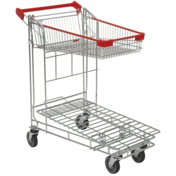Image for Vestil Silver Nestable Wire Cart 36 x 17 x 40" from HD Supply