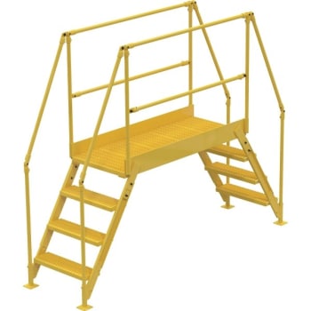 Image for Vestil 4-Step Steel Crossover Ladder 60" from HD Supply