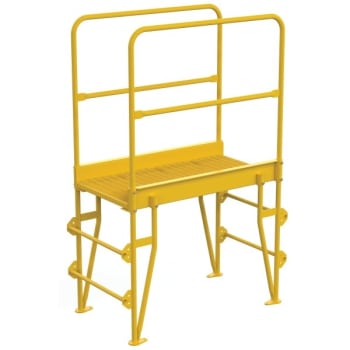 Image for Vestil Steel 3-Step Vertical Crossover Ladder 32" from HD Supply