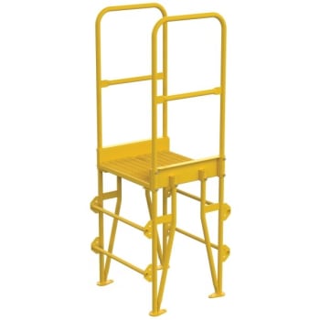 Image for Vestil Steel 3-Step Vertical Crossover Ladder 8" from HD Supply