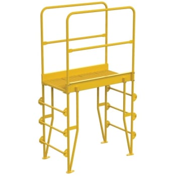 Image for Vestil Steel 4-Step Vertical Crossover Ladder 32" from HD Supply