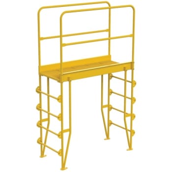 Image for Vestil Steel 5-Step Vertical Crossover Ladder 44" from HD Supply