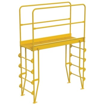 Image for Vestil Steel 5-Step Vertical Crossover Ladder 56" from HD Supply