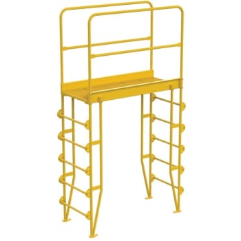 Image for Vestil Steel 6-Step Vertical Crossover Ladder 44" from HD Supply