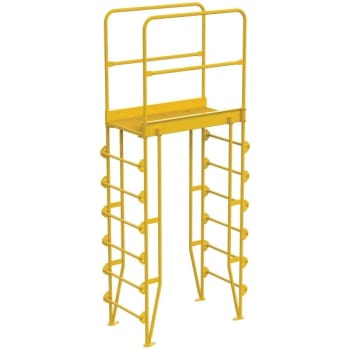 Vestil Steel 7-Step Vertical Crossover Ladder 32"