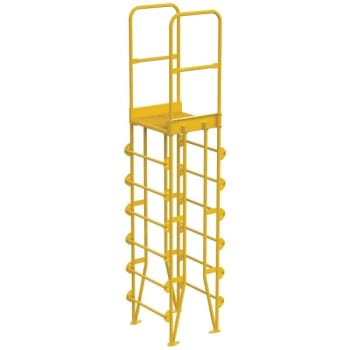 Image for Vestil Steel 7-Step Crossover Vertical Ladder 8" from HD Supply