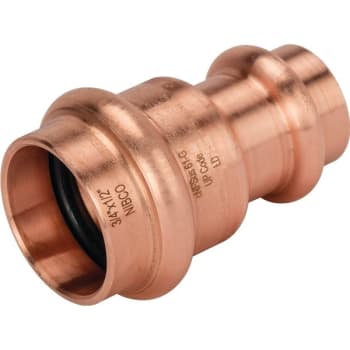 Image for Nibco® Press-Connect Copper Pipe Reducing Coupler - 3/4 x 1/2" Press x Press from HD Supply