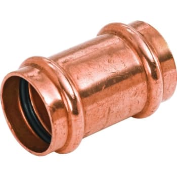 Nibco® Press-Connect Copper Pipe Repair Coupler No Stop 1/2 x 1/2" Press x Press