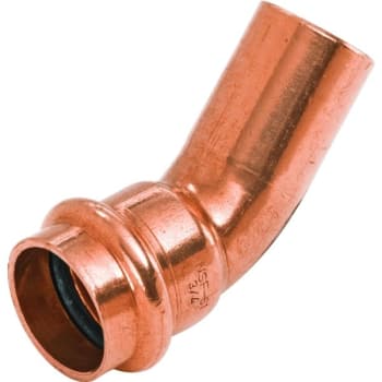 Nibco® Press-Connect Copper Pipe 45° Street Elbow - 1 x 1" Fitting x Press