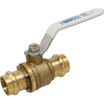 Image for Nibco® Press-Connect Ball Valve - Lead-Free - Full Port - 3/4" Press x Press from HD Supply