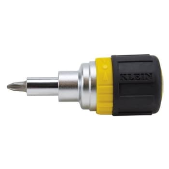 Image for Klein Tools® 6-in-1 Ratcheting Stubby Screwdriver from HD Supply