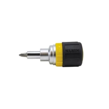 Klein Tools® 6-In-1 Ratcheting Stubby Screwdriver
