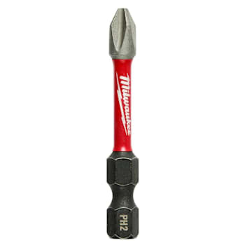Milwaukee® Shockwave™ 2" Impact Phillips #2 Power Bit, Package Of 5
