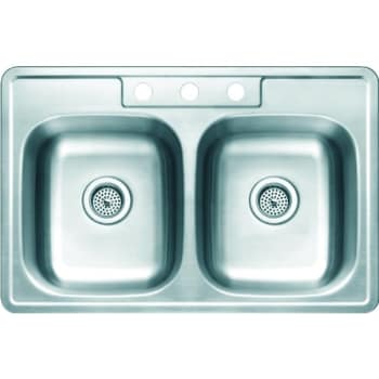 Image for Seasons® 33 x 22 x 8 in. Top Mount Kitchen Sink from HD Supply