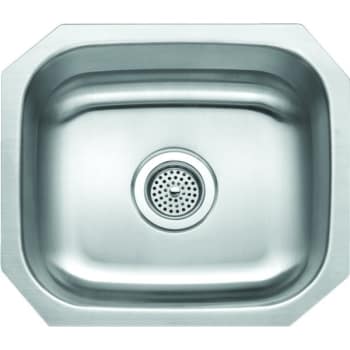Seasons® 16w X 18l X 8d Single Bowl Undermount Stainless Steel Sink
