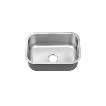 Image for Seasons 23 In. Undermount Single Bowl Stainless Steel Kitchen Sink, 18 Gauge from HD Supply