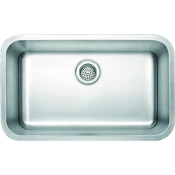 Seasons® 30w X 18l X 8d Single Bowl Undermount Stainless Steel Kitchen Sink