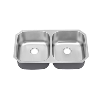 Seasons® 32w X 18l X 8d Double Bowl Undermount Sink