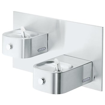 Image for Elkay® Soft Sides® Fountain, Bi-Level, Nonfiltered Nonrefrigerated, Stainless from HD Supply