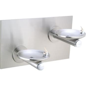 Elkay® Swirlflo® Fountain, Bi-Level Reverse, Nonrefrigerated, Stainless Steel