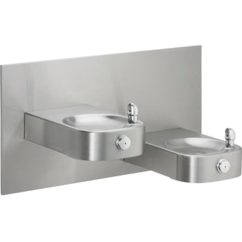 Image for Elkay® Fountain, Heavy Duty Bi-Level, Nonfiltered Nonrefrigerated, Stainless from HD Supply