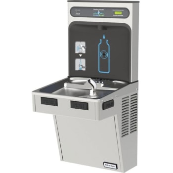 Halsey Taylor® Bottle Filling Station And Ada Cooler, Filtered, 8 Gph, Ss