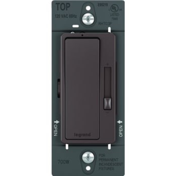 Image for Legrand® Radiant® Single Pole 3-Way Decorator Dimmer Wall Switch, Dark Bronze from HD Supply