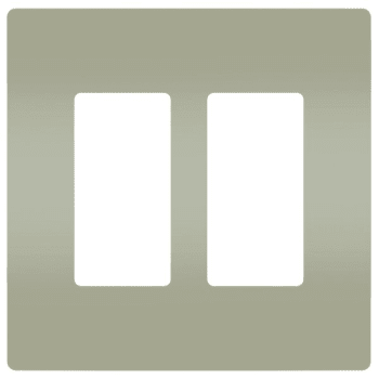 Image for Legrand 2-Gang Jumbo Size Decorator Wall Plate (Nickel) from HD Supply