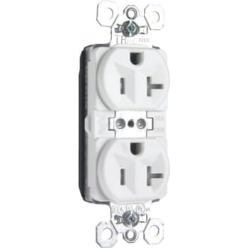 Image for Legrand® PlugTail 20 Amp 125 Volt Single Pole Duplex Standard Outlet (White) from HD Supply