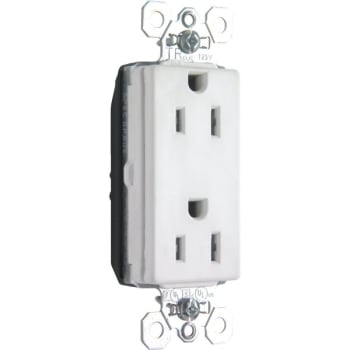Image for Legrand® Plugtail 15 Amp Single Pole Duplex Standard Outlet (White) from HD Supply