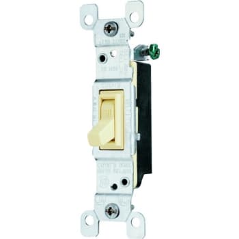 Image for Legrand 15 Amp 120 Volt 1-Pole Copper/aluminum Toggle Switch (Ivory) from HD Supply