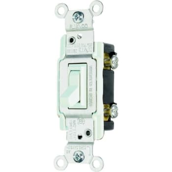 Image for Legrand 15 Amp 120 Volt 3-Way CO/ALR Toggle Light Switch (White) from HD Supply