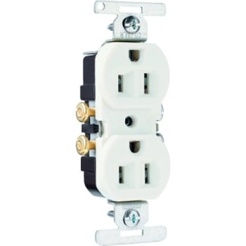 Image for Legrand® 15 Amp 125 Volt Double Pole Duplex Co/alr Standard Outlet (White) from HD Supply