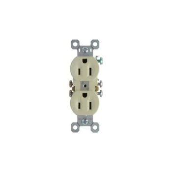 Image for Legrand® 15 Amp Double Pole Duplex Co/Alr Standard Outlet (Ivory) from HD Supply