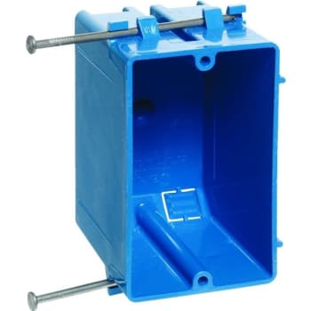 Image for Carlon 1-Gang New Work Pvc Switch/outlet Wall Electrical Box (Blue) from HD Supply