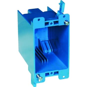 Image for Carlon 1-Gang Deep Old Work PVC Switch/Outlet Electrical Box (Blue) from HD Supply
