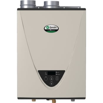 A. O. Smith® Indoor Condensing High Efficiency 160k Btu NG Tankless Water Heater