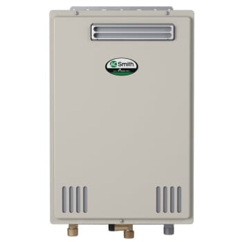 A. O. Smith® Outdoor Condensing High Efficiency 120k Btu NG Tankless Water Heater