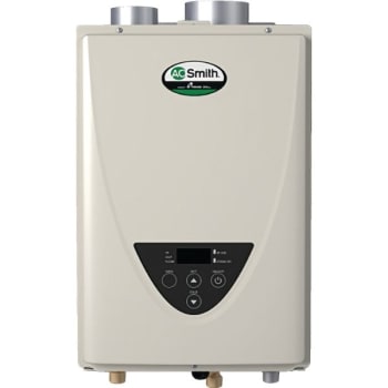A. O. Smith® Indoor Noncondensing Ultra-Low NOx 140k Btu NG Tankless Water Heater
