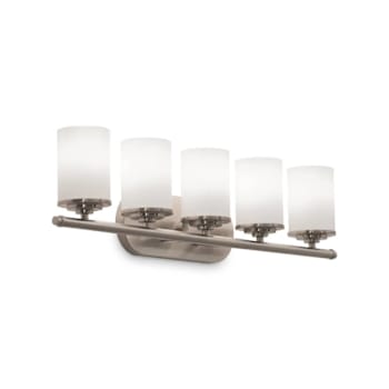 Image for Seasons 29-1/2 In. Led Waterford 5-Light Vanity Fixture, 2700k Satin Nickel from HD Supply
