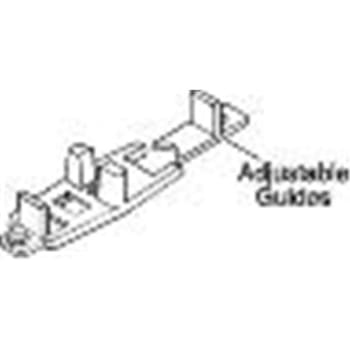 Adjustable Wardrobe Door Guide Plastic Package Of 4 Hd Supply