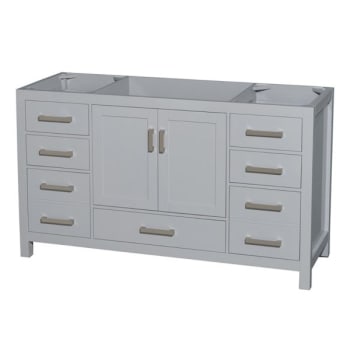 Image for Wyndham Collection Sheffield 60 In. Single Bathroom Vanity (Gray) from HD Supply