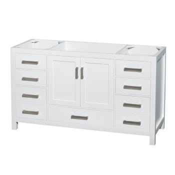 Image for Wyndham Collection Sheffield 60 in. Single Bathroom Vanity (White) from HD Supply