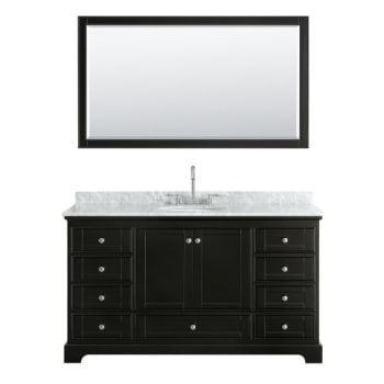 Image for Wyndham Deborah Espresso Single Bath Vanity, With Top, Oval Sink, And Mirror from HD Supply