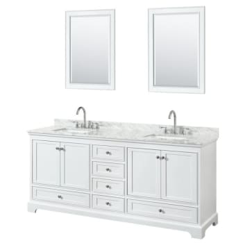 Image for Wyndham Deborah 80 In Double Bath Vanity W/ Mirror from HD Supply