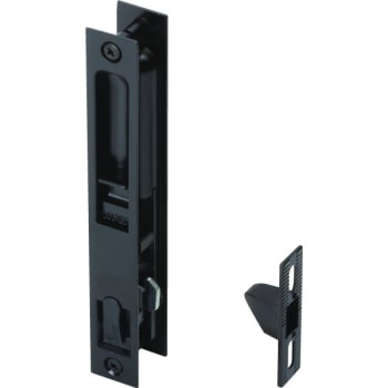 Image for Croft Flush Sliding Glass Door Handle Black from HD Supply