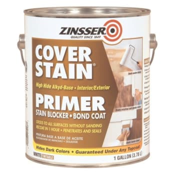 Image for Zinsser® White Alkyd Cover Stain Primer, Case Of 2 from HD Supply