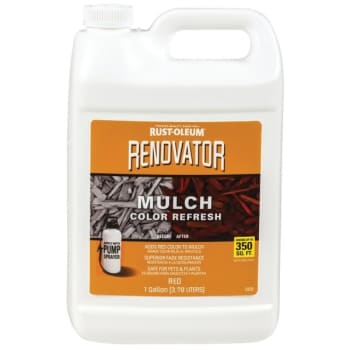 Image for Rust-Oleum 1 Gal Renovator Mulch Color Refresh Matte Red 2PK from HD Supply