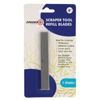 Image for Zinsser Scraper Refill Blade 4", Package Of 10 from HD Supply